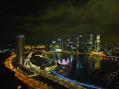 from the Singapore Flyer