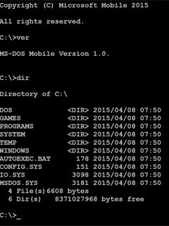 MS-DOS Mobile